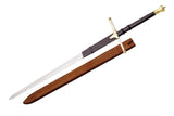 52" William Wallace (Braveheart) Sword SS/Leather Wrapped Handle SKU 901064-BS