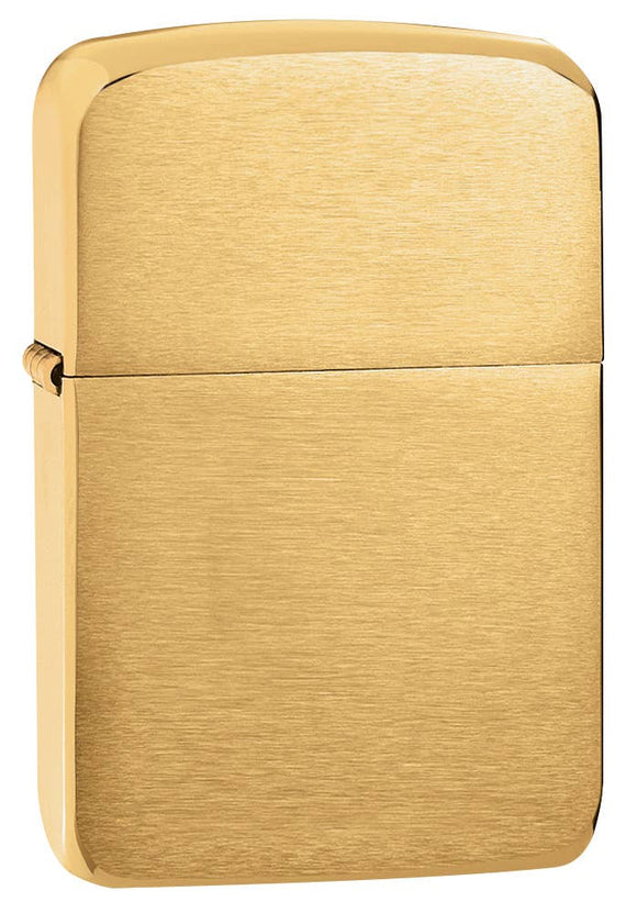 Zippo 1941 Replica Brushed Brass Lighter SKU 1941B-000003