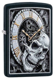 Zippo 218 Skull Clock Design Lighter SKU 29854-000003