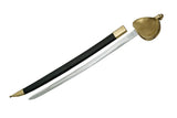 36" Handmade Naval Cutlass w/Scabbard Stainless-Steel Blade/Brass Guard SKU 910926