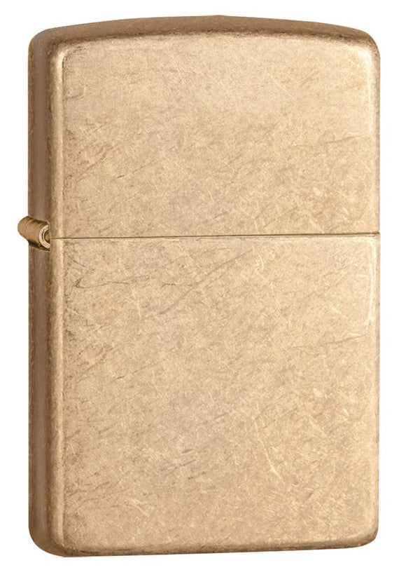 Zippo 28496 Armor Tumbled Brass Lighter SKU 28496-000003