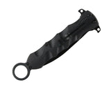 Defender-Xtreme Spring Assisted Black Knife with Stainless Steel Blade SKU 9427