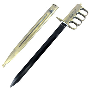Defender 18" Brass Short Sword with Sheath SKU 9763