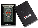 Zipsquatch Design Green Matte Zippo Lighter