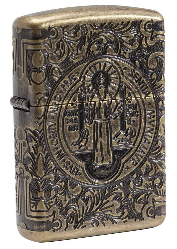 Zippo St Benedict Design Lighter SKU 29719-000001