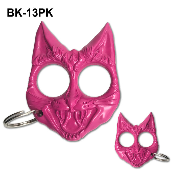 Self Defense Cat Keychain Pink SKU BK-13PK