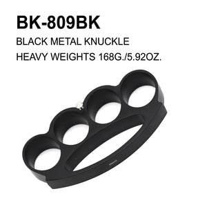 Heavy Metal Belt Buckle/Paperweight Knuckles Black SKU BK-809BK