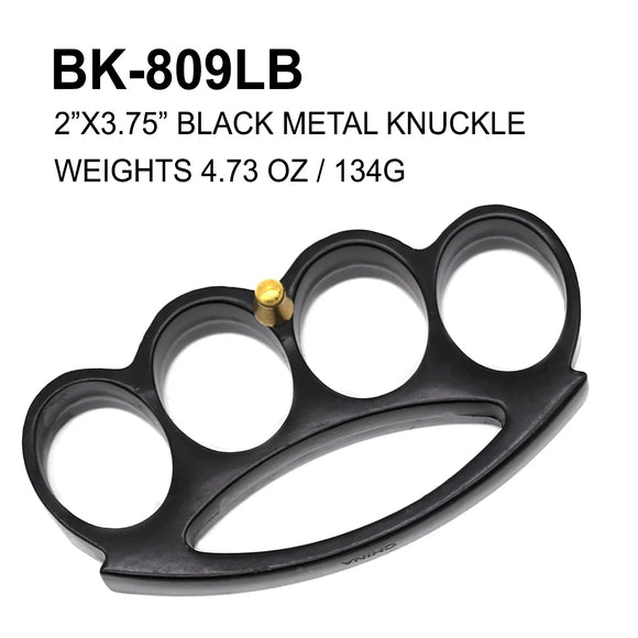 Belt Buckle/Paperweight Knuckles Black SKU BK-809LB