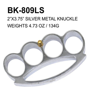 Belt Buckle/Paperweight Knuckles Silver SKU BK-809SL