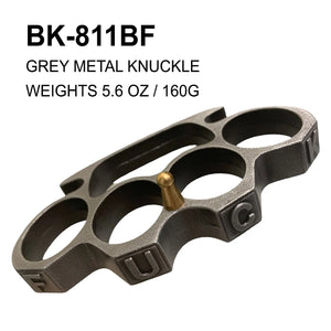 Heavy Metal Belt Buckle/Paperweight Knuckles Gray F**K SKU BK-811BF