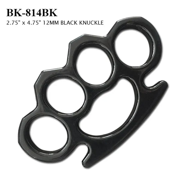 Belt Buckle Paperweight Knuckles Black SKU BK-814BK