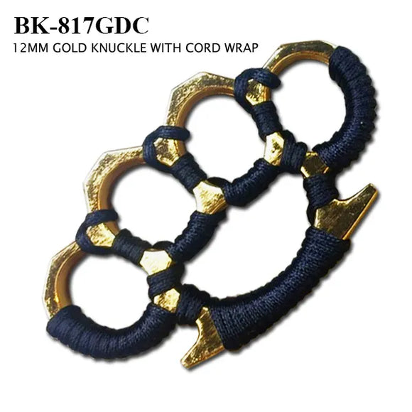 Belt Buckle Paperweight Knuckles Cord Wrap Gold SKU BK-817GDC