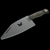 Benchmade Station Knife Fixed Blade w/Sheath Black CPM 154 Stainless-Steel Blade/OD Green & Black G10 Handle SKU 4010BK-01