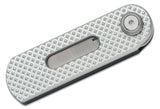 Boker Ovalmoon Swivel Pocket Knife Silver Aluminum SKU 01BO498