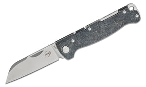 Boker Atlas Backlock Sheepsfoot Knife Black Steel SKU 01BO867