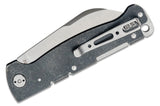 Boker Atlas Backlock Sheepsfoot Knife Black Steel SKU 01BO867