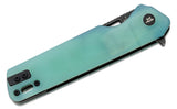 Buck 239 Infusion Liner Lock Knife 7Cr SS Blade/Teal (Jade) G10 Handle SKU 0239GRS1-B