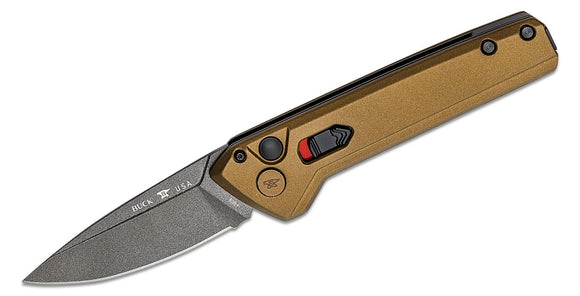 Buck Deploy Automatic Knife Burnt Bronze SKU 0838BRS1-B