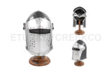 Role Play Medieval Barbuda Knight Helmet with Stand SKU TC-152