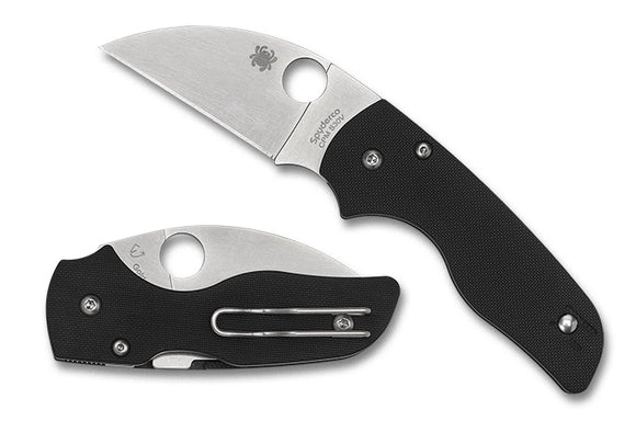Spyderco Lil' Native Compression Lock Knife CPM S30V Stainless-Steel Blade/Black G10 Handle SKU C230GPWC