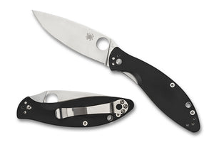 Spyderco Astute Liner Lock Knife Black G-10 SKU C252GP