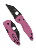 Spyderco Microjimbo Compression Lock Knife Black CPM S30V Blade/Pink G-10 Handle SKU C264GPNBKP