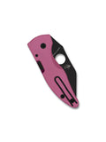 Spyderco Microjimbo Compression Lock Knife Black CPM S30V Blade/Pink G-10 Handle SKU C264GPNBKP