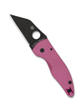 Spyderco Microjimbo Compression Lock Knife Black CPM S30V Blade/Pink G-10 Handle SKU C264GPNBKP