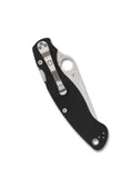 Spyderco Military 2 Compression Lock Knife Plain S30V Stainless-Steel Blade/Black G10 Handle SKU C36GP2