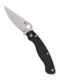 Spyderco Military 2 Compression Lock Knife Plain S30V Stainless-Steel Blade/Black G10 Handle SKU C36GP2