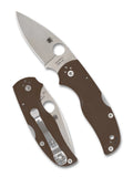 Spyderco Native 5 Lock back Knife CPM 15V Stainless-Steel Blade/Brown G-10 Handle SKU C41GPBN15V5