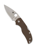 Spyderco Native 5 Lock back Knife CPM 15V Stainless-Steel Blade/Brown G-10 Handle SKU C41GPBN15V5