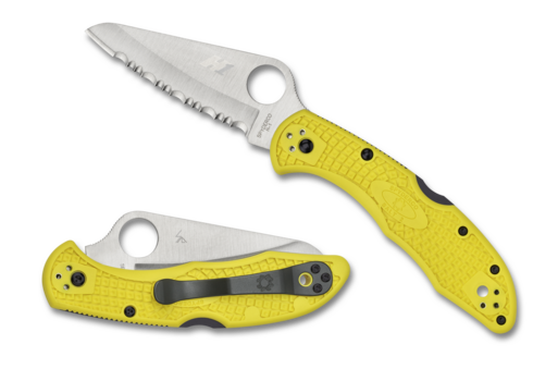 Spyderco SALT 2 FRN YELLOW SpyderEdge FULLY SERRATED C88SYL2