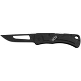 SOG Centi II Keychain Lock Back Knife Black Stainless-Steel Blade/Black Stainless-Steel Handle SKU SOG-CE1012-CP