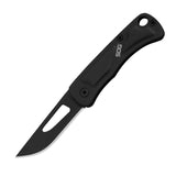 SOG Centi II Keychain Lock Back Knife Black Stainless-Steel Blade/Black Stainless-Steel Handle SKU SOG-CE1012-CP