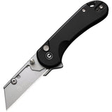 Civivi Elementum Utility Button Lock Knife 6Cr Stainless Steel Blade/Black Alum. Handle SKU CIVC23039B1