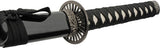 Rite Edge Oath Ring Samurai Katana 37" Overall Satin Finish Steel Blade/Black Cord Wrapped Handle with Black Wood Scabbard SKU CN927026
