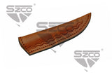 Slim Skinner Patch Fixed Blade Knife with Sheath SKU DH-7992