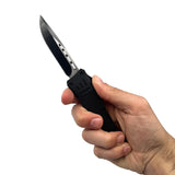 Automatic OTF Knife with Drop Point Blade come with Sheath SKU DPBKM