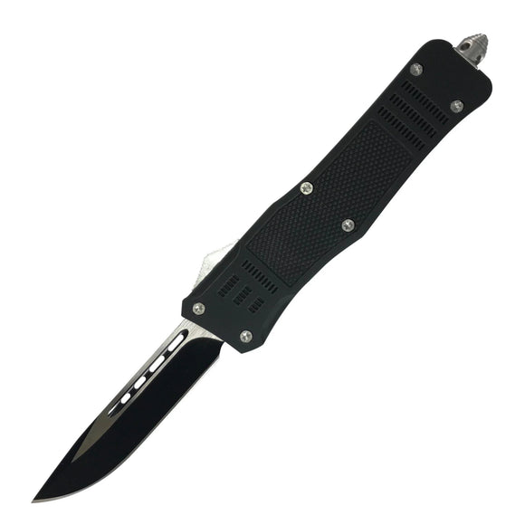 Armed Force Large Double Action Tactical OTF Knife w/Holster SKU 112LBKCS