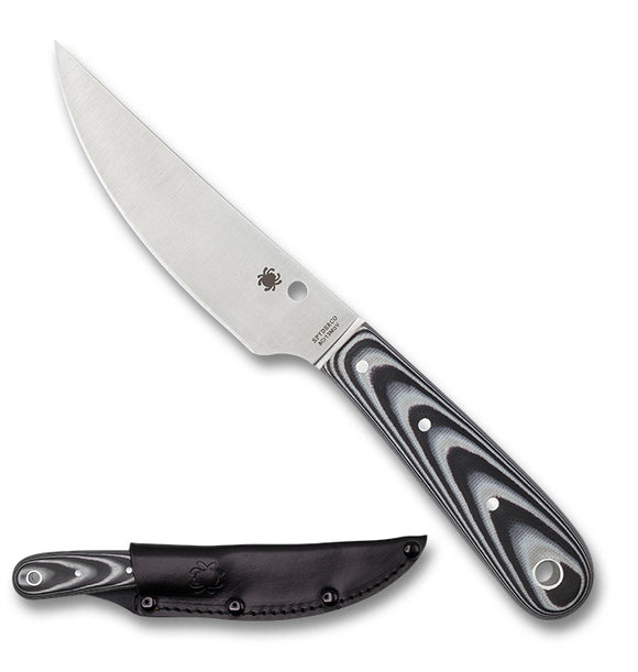 Spyderco Phil Wilson Bow River Fixed Blade Knife w/Sheath SKU FB46GP