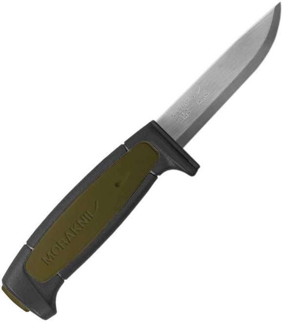 Mora Basic 511 Fixed Blade Knife with Sheath Black/Green SKU FT02210