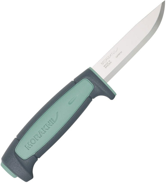 Mora Basic 511 Fixed Blade Knife with Sheath Gray/Teal SKU FT02578