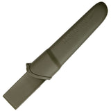 Mora Companion MG Army Model Fixed Blade Knife w/Sheath Stainless-Steel Blade/Black & OD Green Propylene Handle SKU FT10128