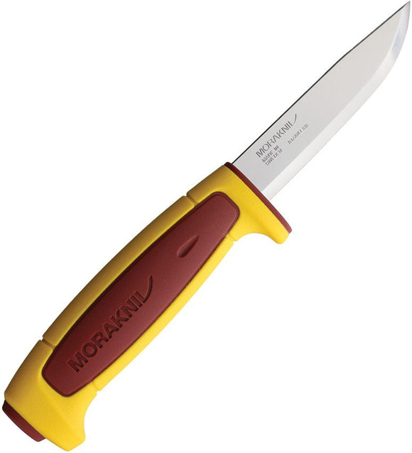 Mora Basic 546 Dala fixed Blade Knife with Sheath Yellow/Red SKU FT27447