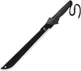 Gerber Machete w/Sheath Two Tone Dual Saw & Fine Edge High Carbon Stainless Blade/Black Gator Grip Handle SKU G2447