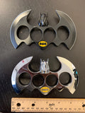 Silver Bat Paperweight Knuckles Throwing Knife SKU BK-819CH