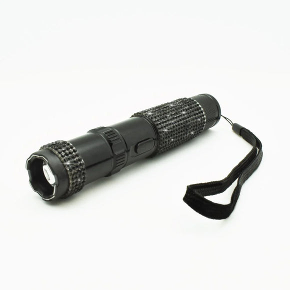 Jolt RhineStun Rechargeable Stun Flashlight w/Holster 75,000,000* SKU JRS75B