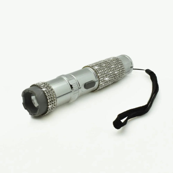 Jolt RhineStun Rechargeable Stun Flashlight w/Holster 75,000,000* SKU JRS75S