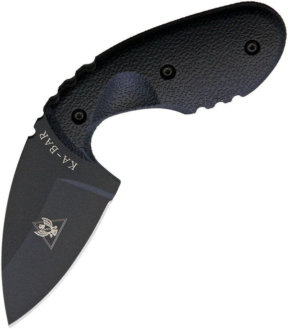 KA-Bar TDI Investigator Knife w/Sheath Black Aus-8A Stainless-Steel Blade/Black FRN Handle 5